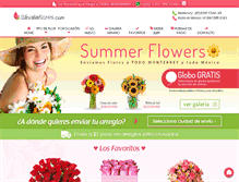 Tablet Screenshot of llevaleflores.com